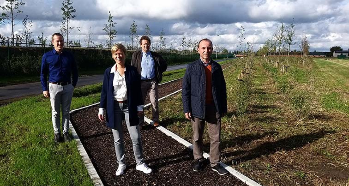 Werknemers van Agristo on track met Finse looppiste Werknemers van Agristo on track met Finse looppiste