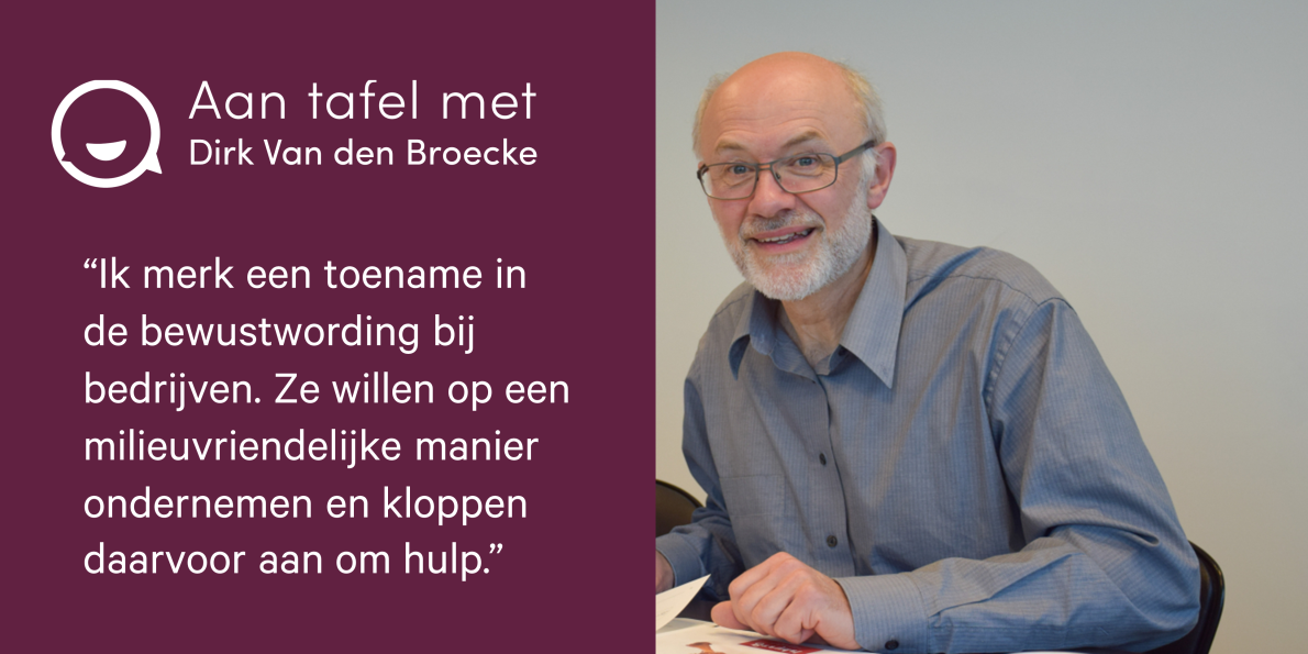 Aan tafel met.. Dirk Van den Broecke Aan tafel met.. Dirk Van den Broecke